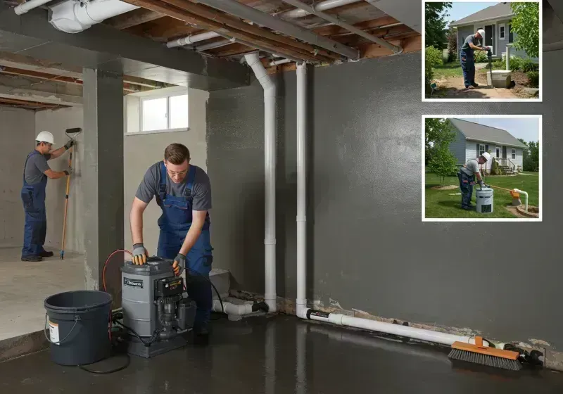 Basement Waterproofing and Flood Prevention process in Roxana, IL